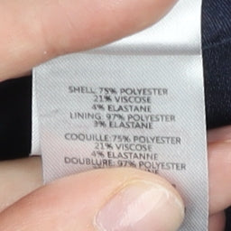 New Look Womens Blue Slim Fit Blazer Jacket UK 10 Workwear