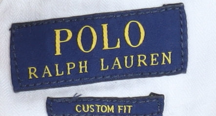 Ralph Lauren Polo Men’s Beige Chino Trousers 34W 34L Straight Fit