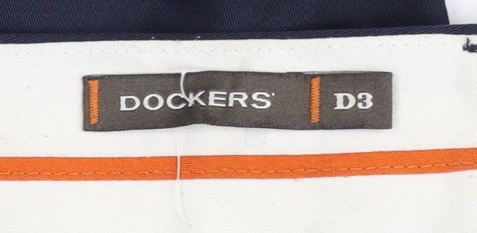 Dockers Men’s Blue Chino Trousers Size 32x32 Classic Fit