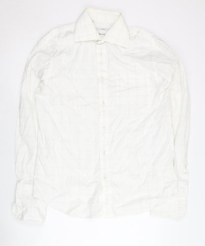 Mens UK Collar Size 15.539 NEXT Smart White  Dress Shirt