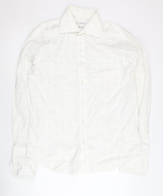 Mens UK Collar Size 15.539 NEXT Smart White  Dress Shirt
