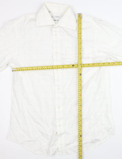 Mens UK Collar Size 15.539 NEXT Smart White  Dress Shirt