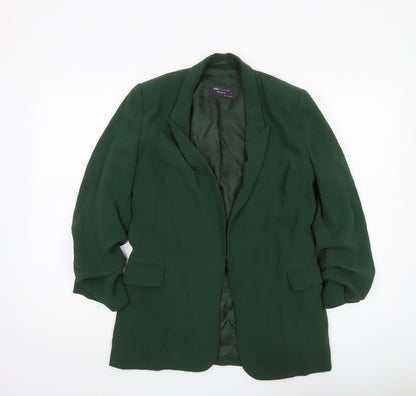 Marks and Spencer Women’s Green Relaxed Fit Blazer Jacket Size 6