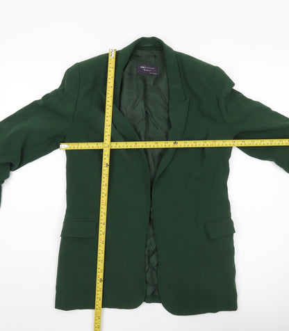 Marks and Spencer Women’s Green Relaxed Fit Blazer Jacket Size 6
