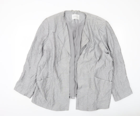 Windsmoor Women’s Grey Plus Size 22 Lined Suit Jacket Blazer