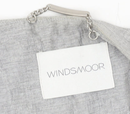 Windsmoor Women’s Grey Plus Size 22 Lined Suit Jacket Blazer