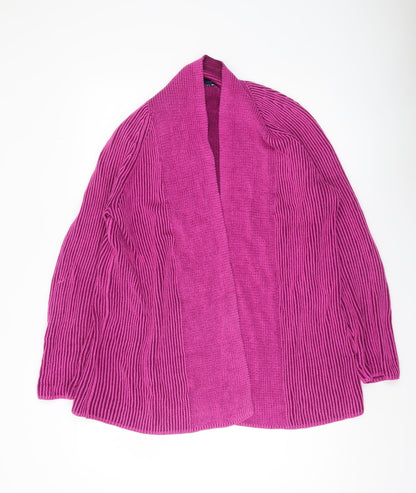 Womens UK Size S Lands' End Pink Cardigan Jumper
