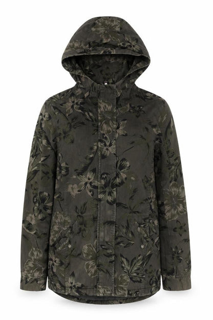 Womens UK Size S Only Green Parka Coat