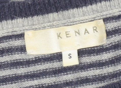 Womens UK Size S Kenar Grey Pullover Jumper