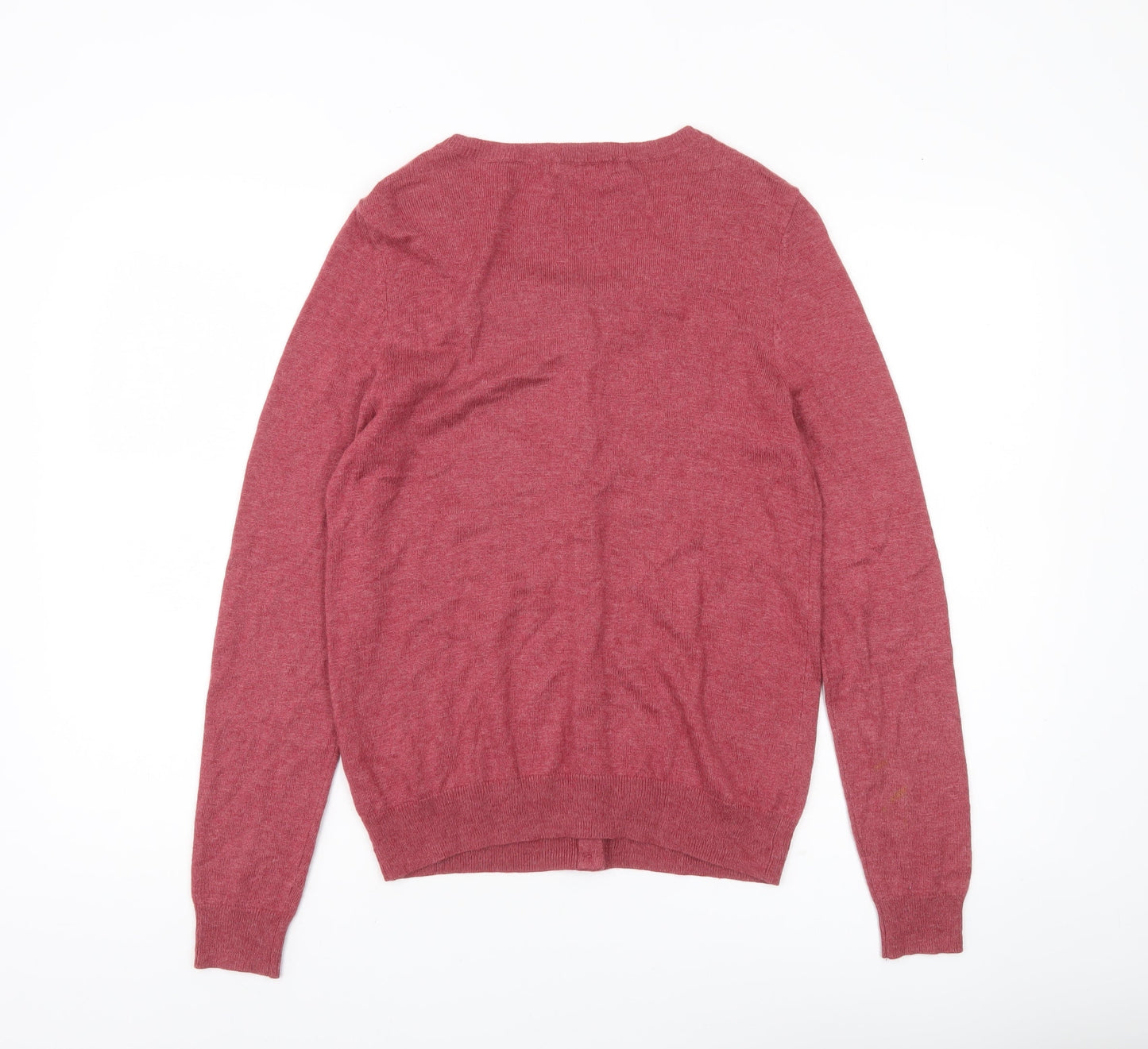 Womens UK Size 8 Marks and Spencer Red Cardigan Jumper