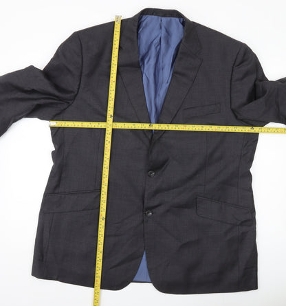 Mens UK Size 46 Samuel Windsor Regular Grey Suit Jacket