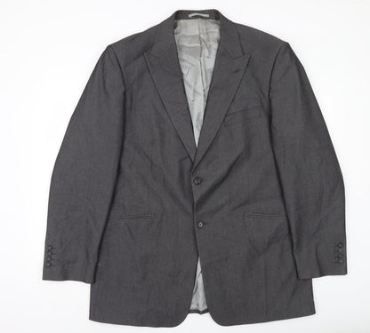 Mens UK Size 46 Armando Regular Grey Suit Jacket