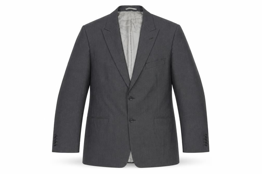 Mens UK Size 46 Armando Regular Grey Suit Jacket