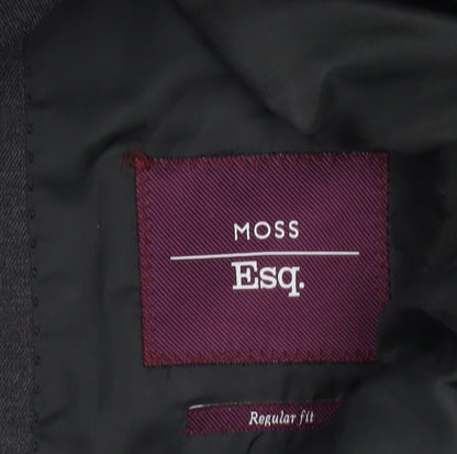 Mens UK Size 38 Moss Esq. Regular Grey Suit Jacket