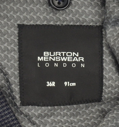 Mens UK Size 36 Burton Menswear Regular Blue Suit Jacket