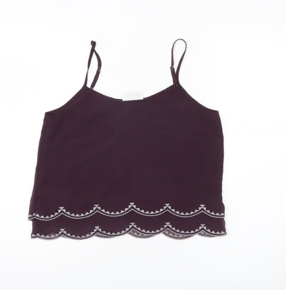 Womens UK Size 10 Savida Purple Camisole Tank
