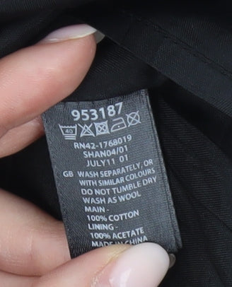 Monsoon Women’s Black Beaded Shift Dress Size 10 Party Cocktail