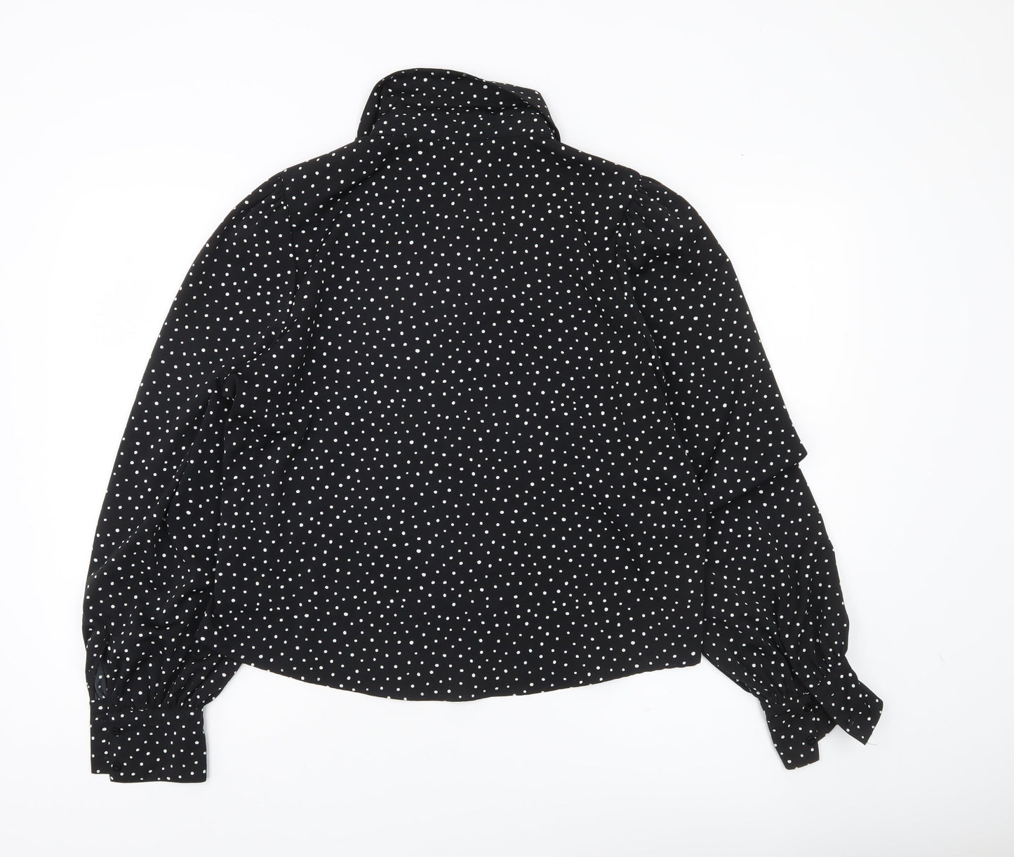 Womens UK Size 14 Monki Black Classic Blouse