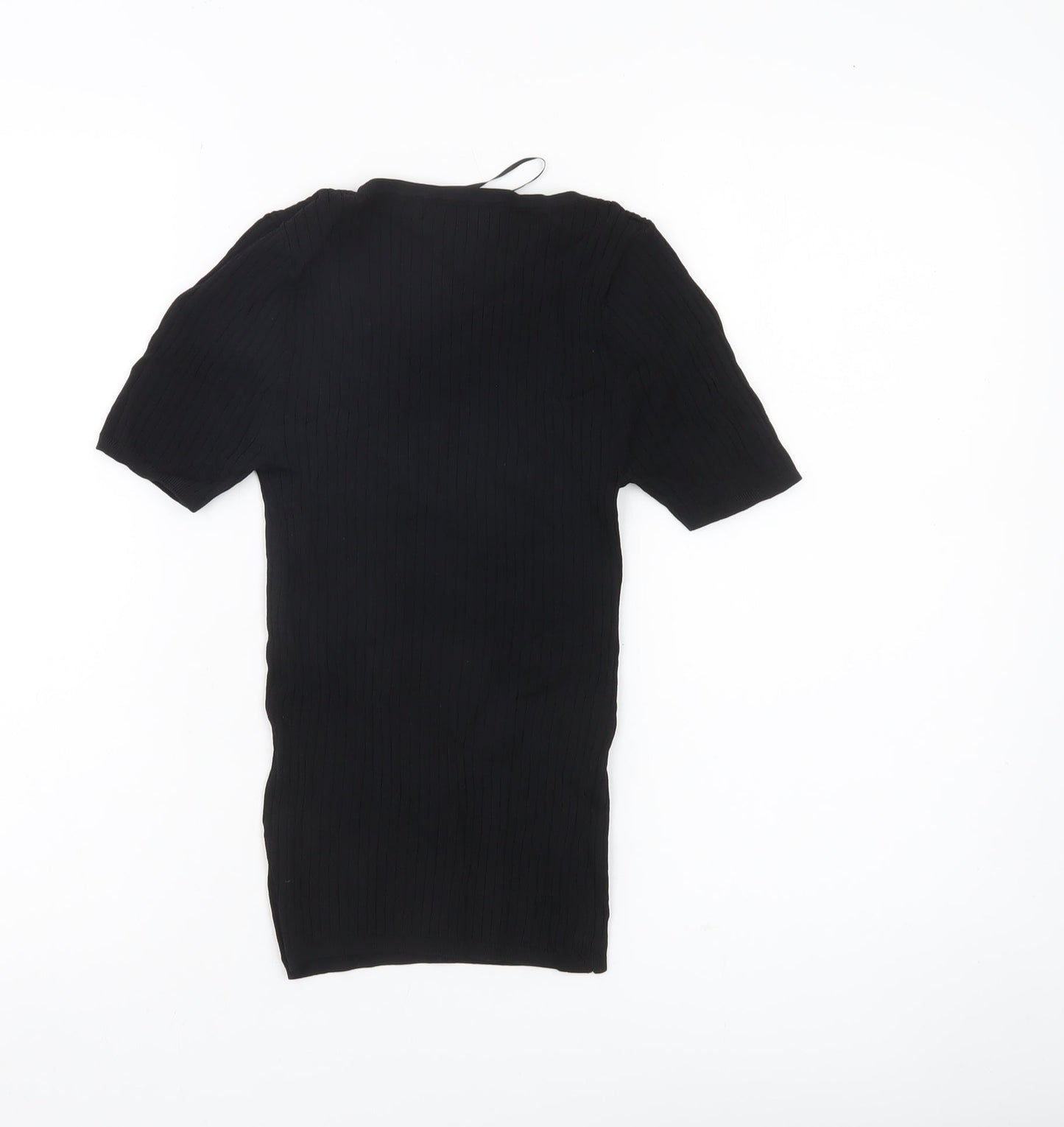 Next Women’s Black XS Slim Fit Sweetheart Knit Top
