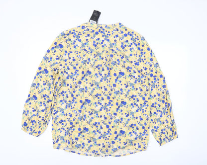 Isle Collection Womens Multicoloured Floral Blouse Size 12