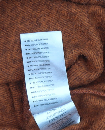 Trespass Men's Brown XS 1/4 Zip Pullover Sweatshirt Outdoor Fleece