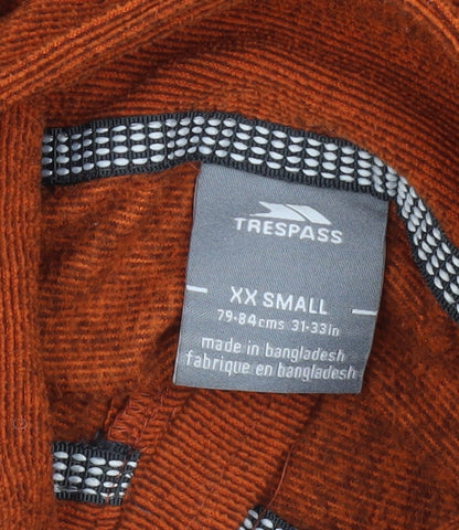 Trespass Men's Brown XS 1/4 Zip Pullover Sweatshirt Outdoor Fleece