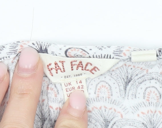 Womens UK Size 14 Fat Face Multicoloured Camisole Tank