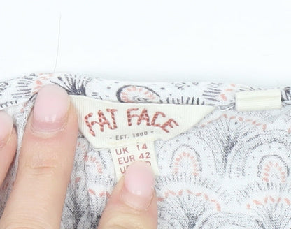 Womens UK Size 14 Fat Face Multicoloured Camisole Tank