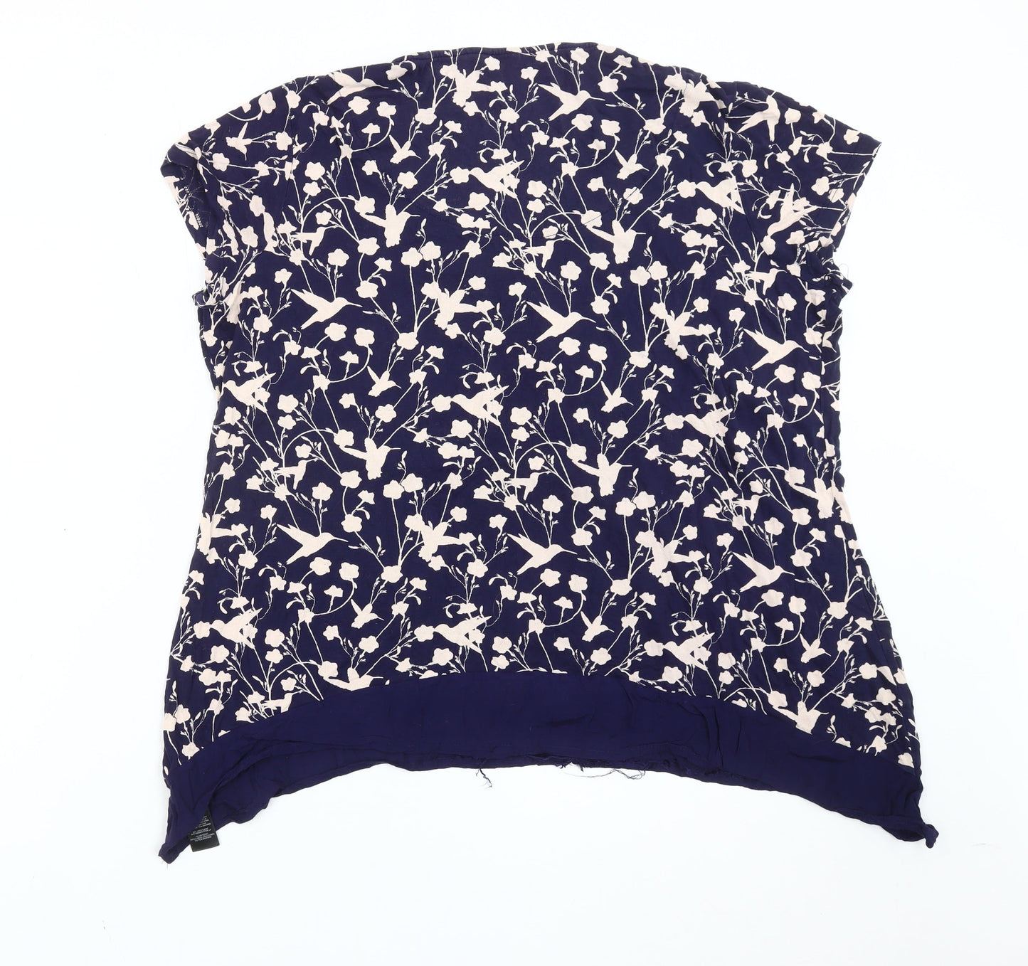 Womens UK Size 20 RJR John Rocha Blue Tunic Blouse