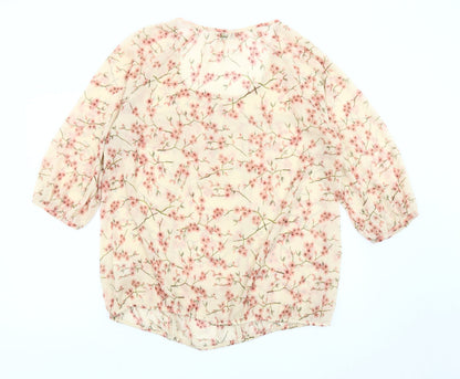 Womens UK Size 22 Marks and Spencer Ivory Camisole Blouse