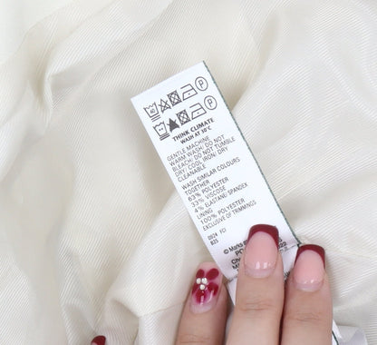 Marks and Spencer Women Ivory Size 12 Regular Blazer Jacket