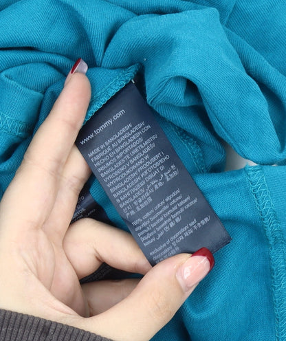 Tommy Hilfiger Men’s Blue M Regular Fit Logo T-Shirt