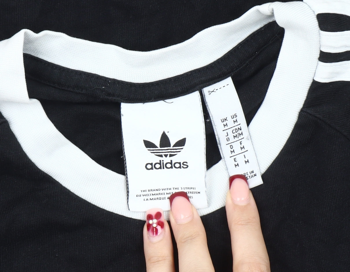 Mens UK Size M adidas Black  T-Shirt