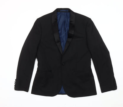 Mens UK Size 38 Marks and Spencer Regular Black Suit Jacket