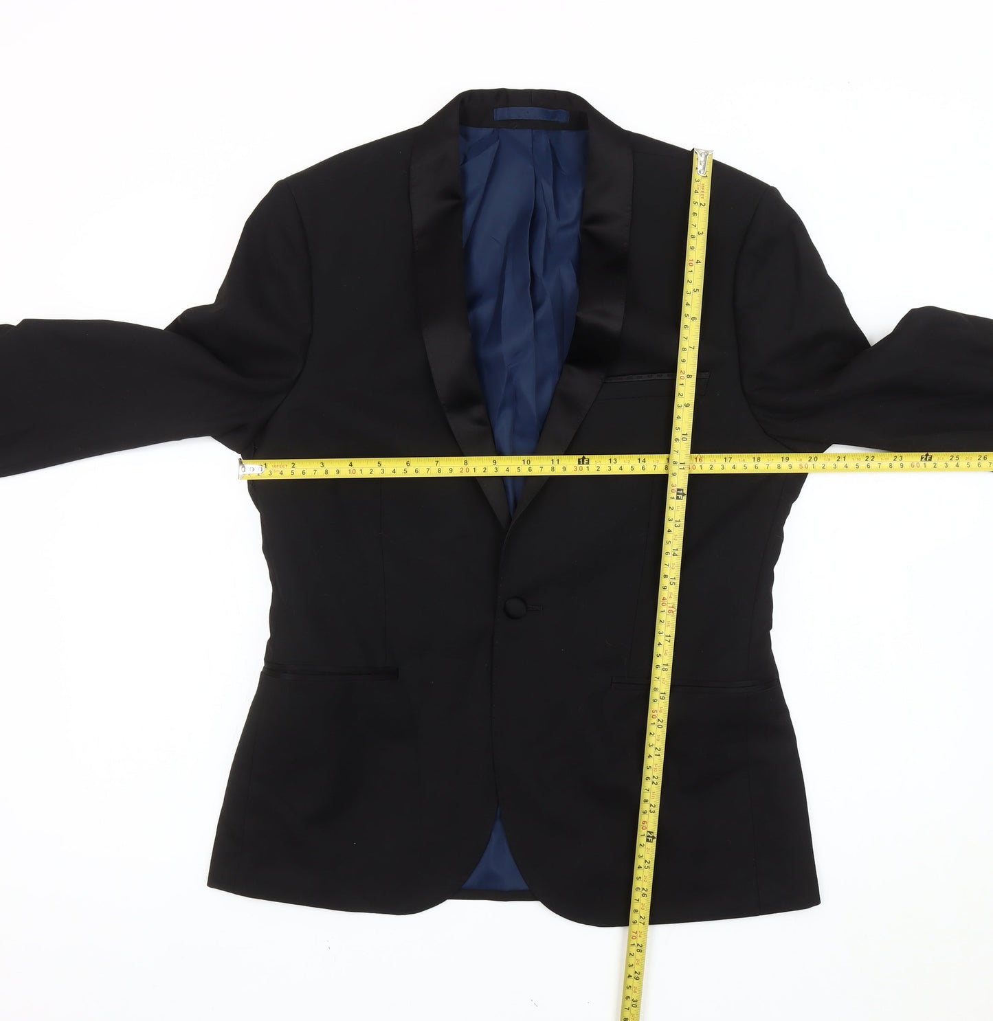 Mens UK Size 38 Marks and Spencer Regular Black Suit Jacket