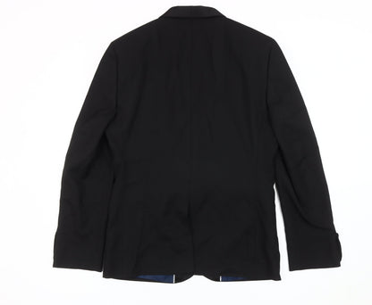 Mens UK Size 38 Marks and Spencer Regular Black Suit Jacket