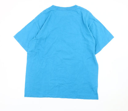 Disney Teens Blue Minnie Mouse Graphic T-Shirt Size 12 Cotton