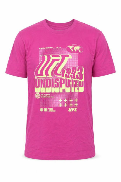 Mens UK Size L UFC Pink  T-Shirt