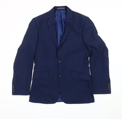 Mens UK Size 36 Marks and Spencer Regular Blue Suit Jacket