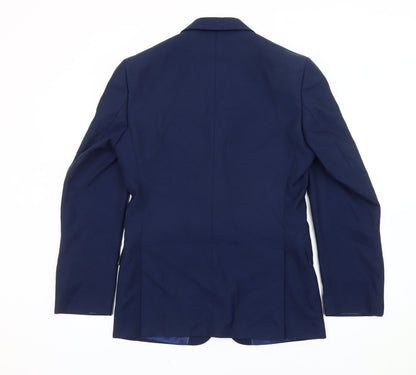 Mens UK Size 36 Marks and Spencer Regular Blue Suit Jacket