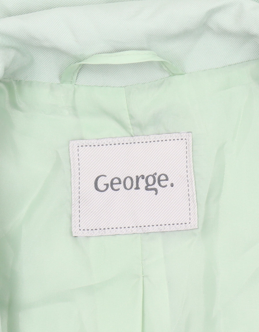 George Women’s Green Blazer Jacket Size 6 Regular Single-Breasted