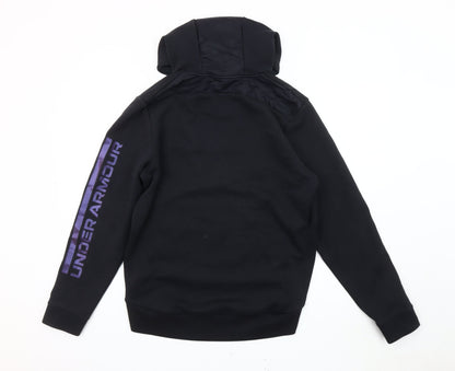 Under Armour Men’s Black Pullover Hoodie M Sports Logo Gym