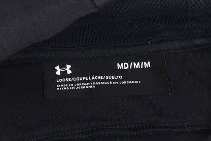 Under Armour Men’s Black Pullover Hoodie M Sports Logo Gym