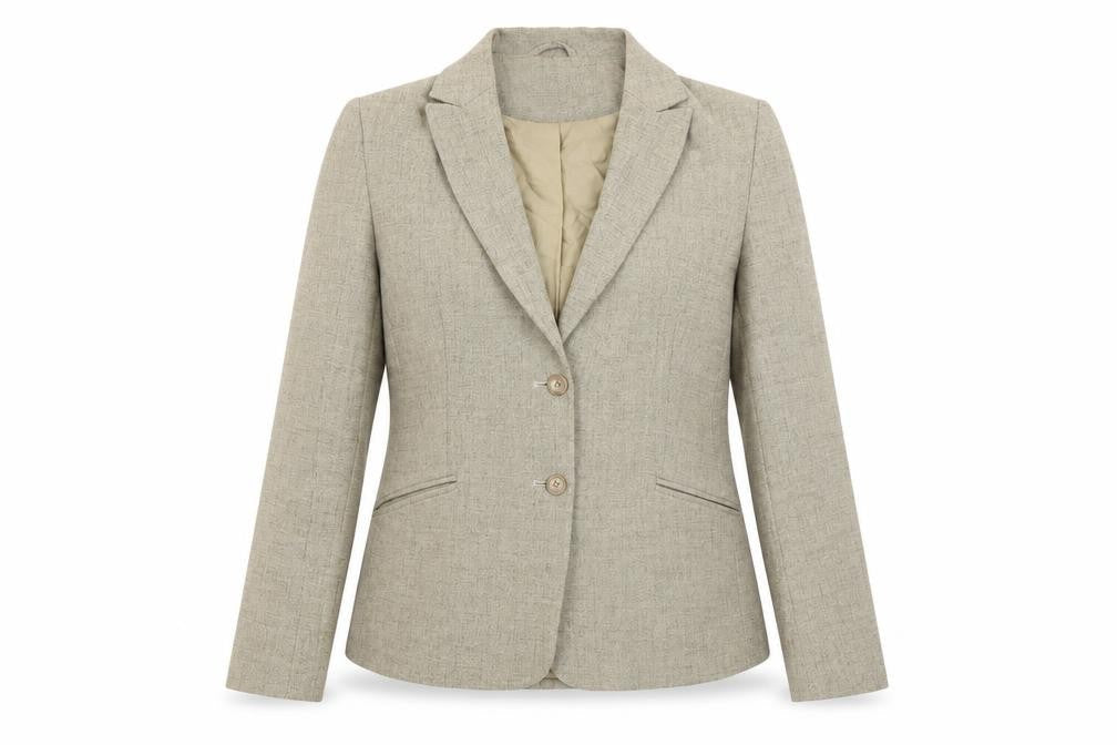 Womens UK Size 12 AMARANTO Regular Beige Blazer