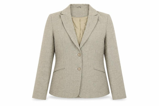Womens UK Size 12 AMARANTO Regular Beige Blazer