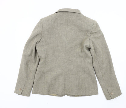 Womens UK Size 12 AMARANTO Regular Beige Blazer