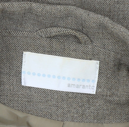 Womens UK Size 12 AMARANTO Regular Beige Blazer