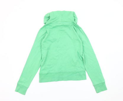 Soulcal Women’s Green Pullover Hoodie Size 8 Cotton Logo Casual