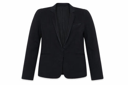 Caroll Womens Black Size 14 Regular Fit Blazer Jacket