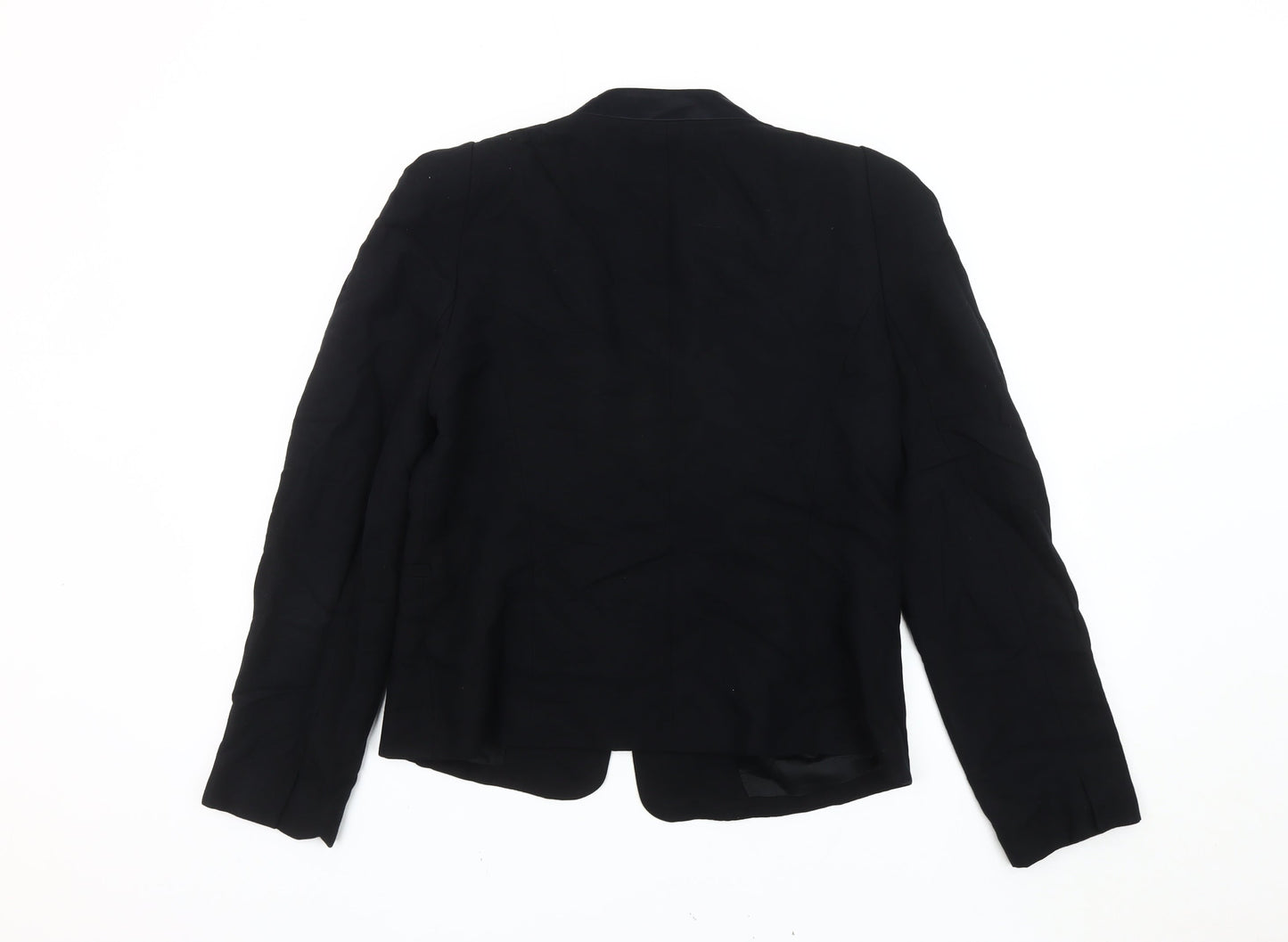 Caroll Womens Black Size 14 Regular Fit Blazer Jacket